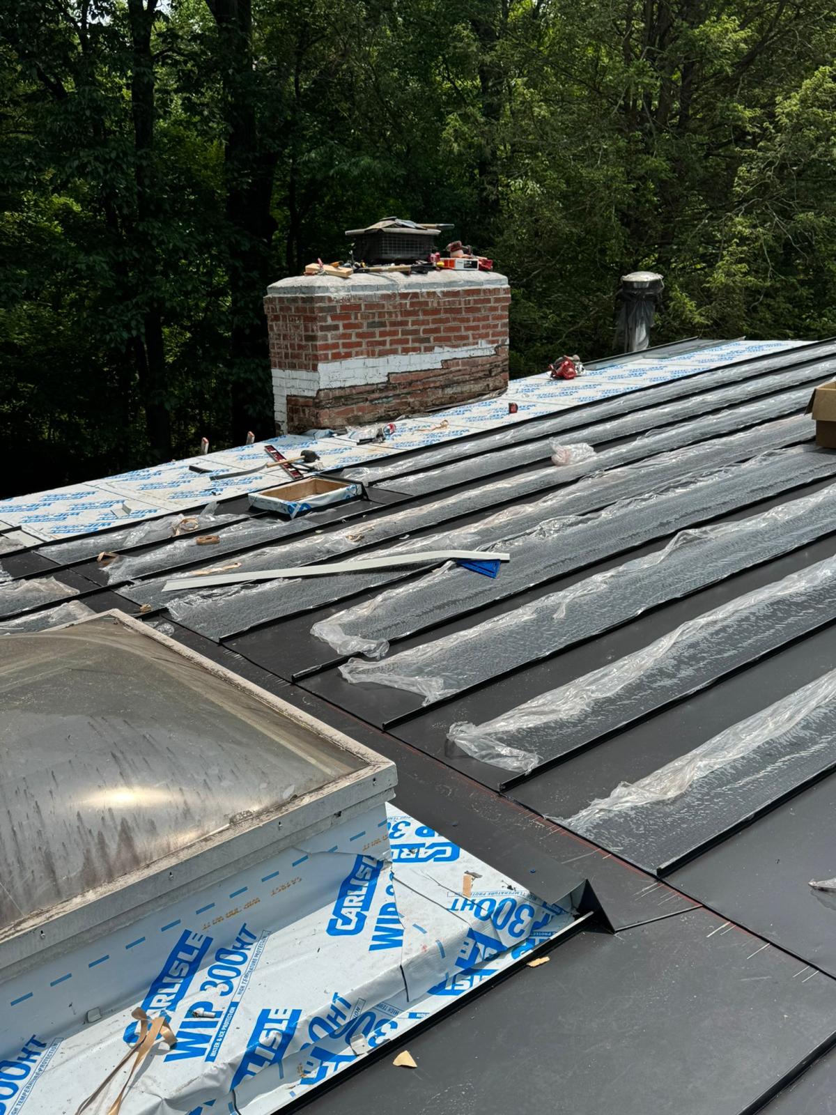 Energy-efficient standing-seam metal roof by United Developers