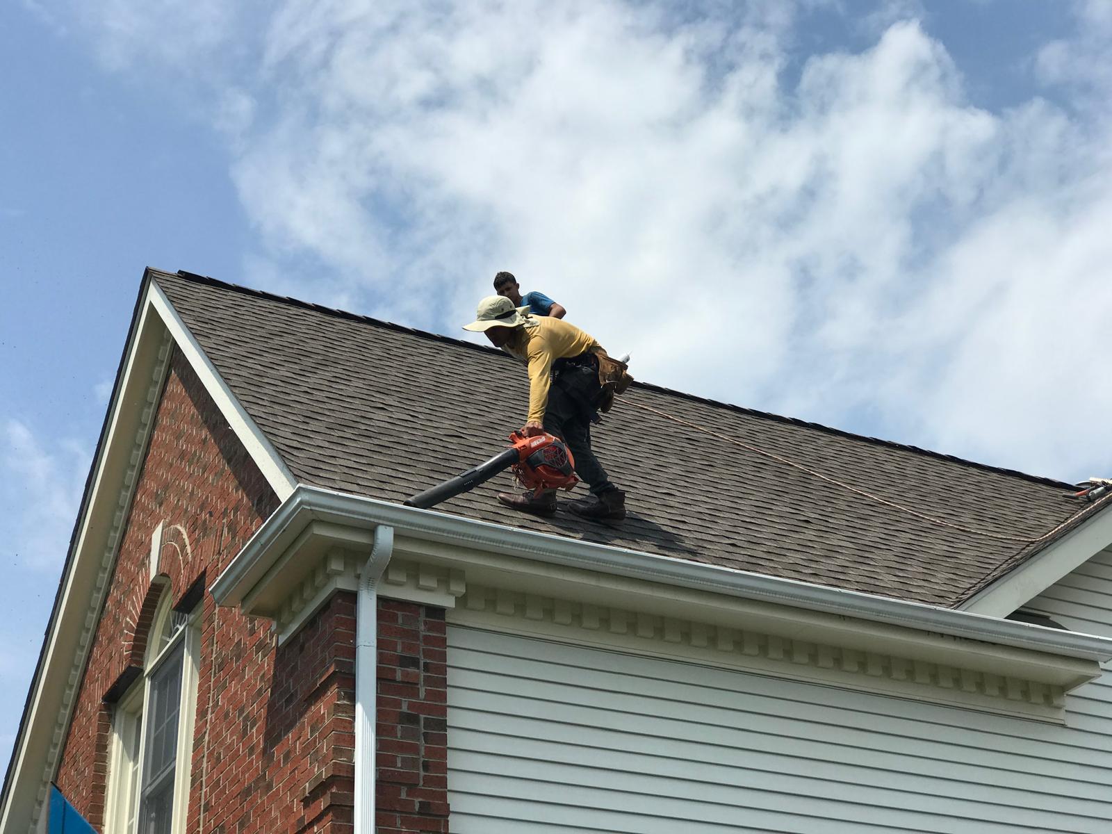 Storm damage roof restoration by United Developers
